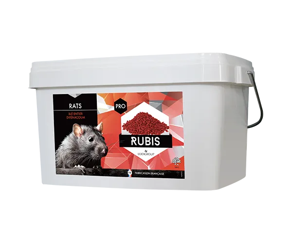 Phobi Rubis appât blé entier rats souris 10 kg difenacoum