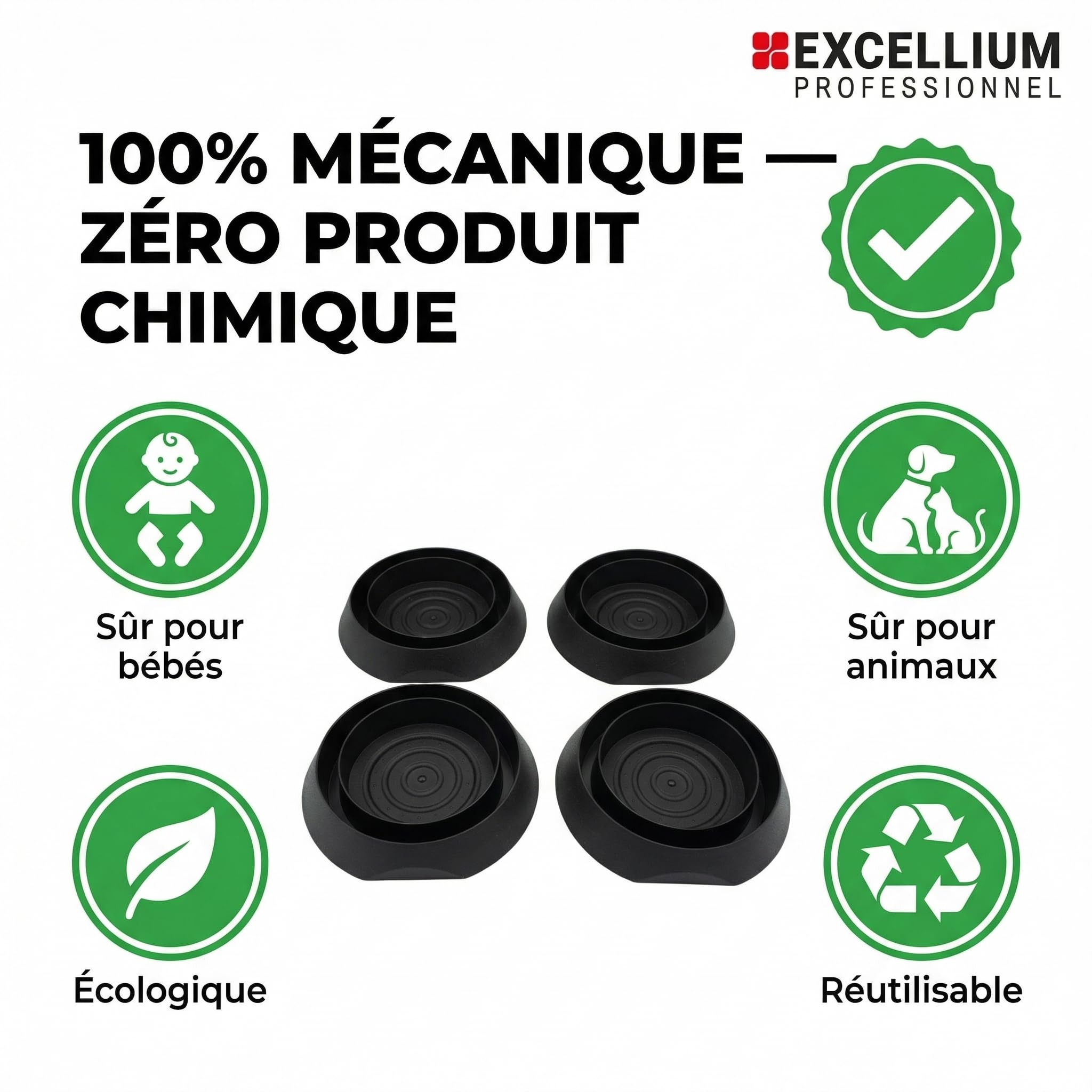 Excellium Professionnel piège punaises de lit lot de 4