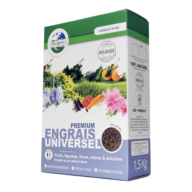 Terra Nostra Premium Universel engrais granulés 1,5 kg