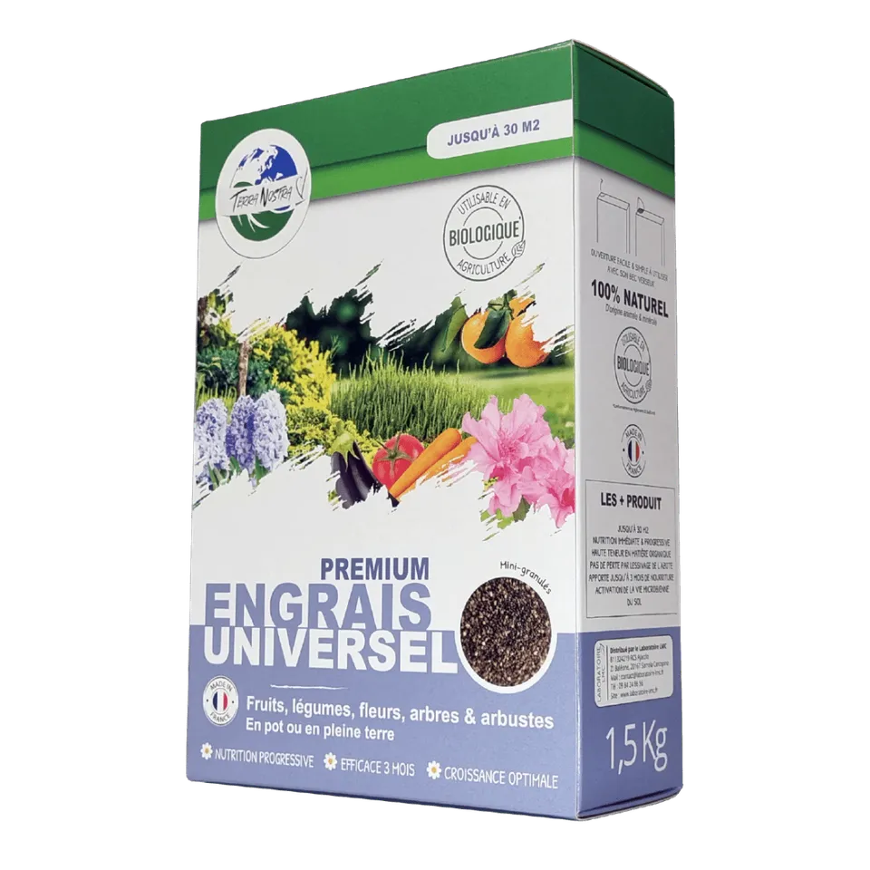 Terra Nostra Premium Universel engrais granulés 1,5 kg