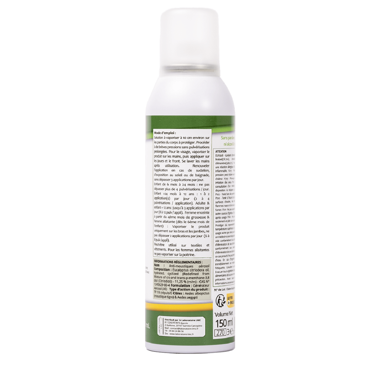 Terra Nostra Anti-Moustique aérosol cutané 150 ml