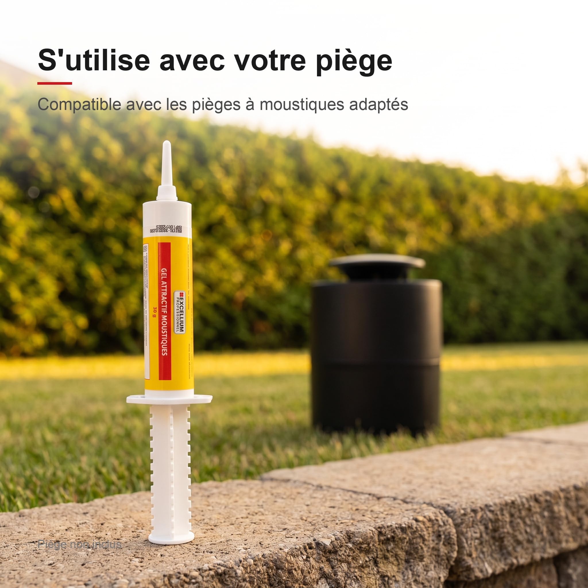 Excellium Professionnel gel attractif moustiques recharge piège 30 g