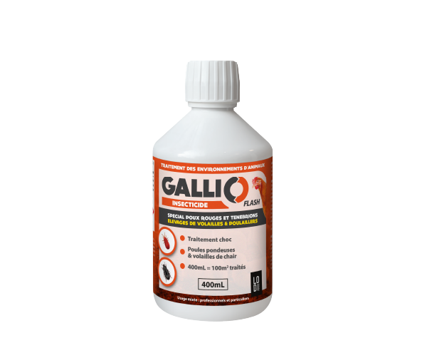 Aurodil Gallio Flash I8192 insecticide 400 mL poux rouges