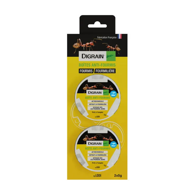 Digrain Boîtes Anti-Fourmis insecticide fourmis en boîte