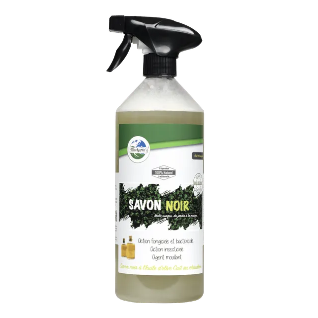 Terra Nostra Savon Noir Jardin Spray 1L Prêt à l'emploi