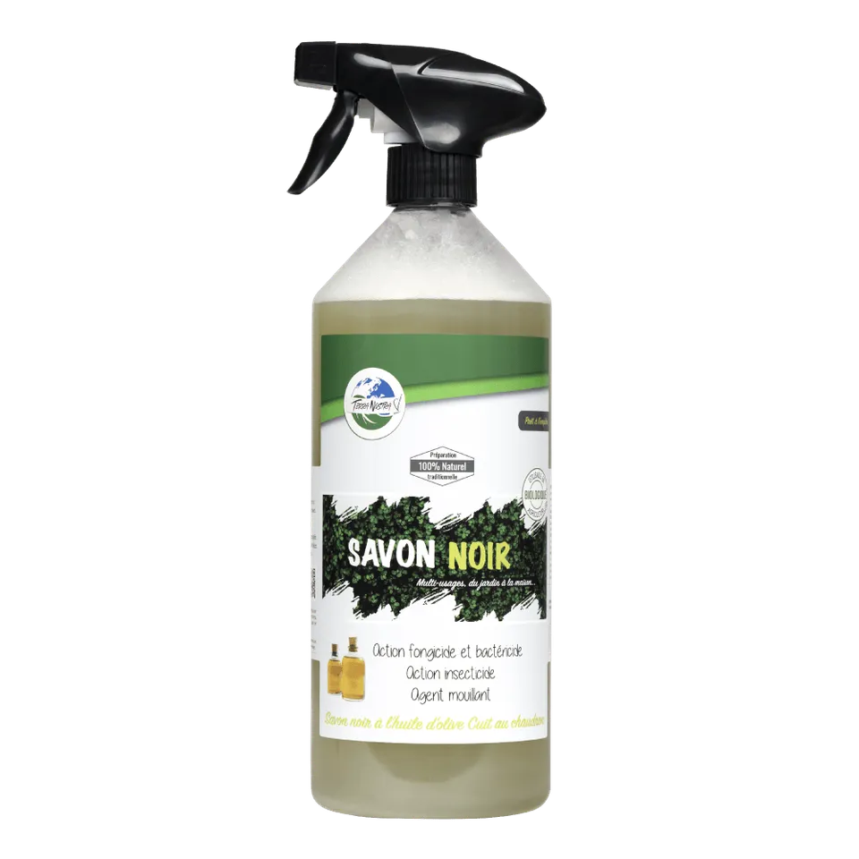 Terra Nostra Savon Noir Jardin Spray 1L Prêt à l'emploi