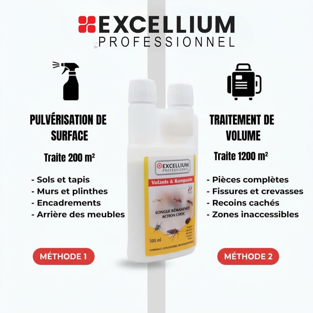 Excellium insecticide concentré volants rampants 500 ml choc
