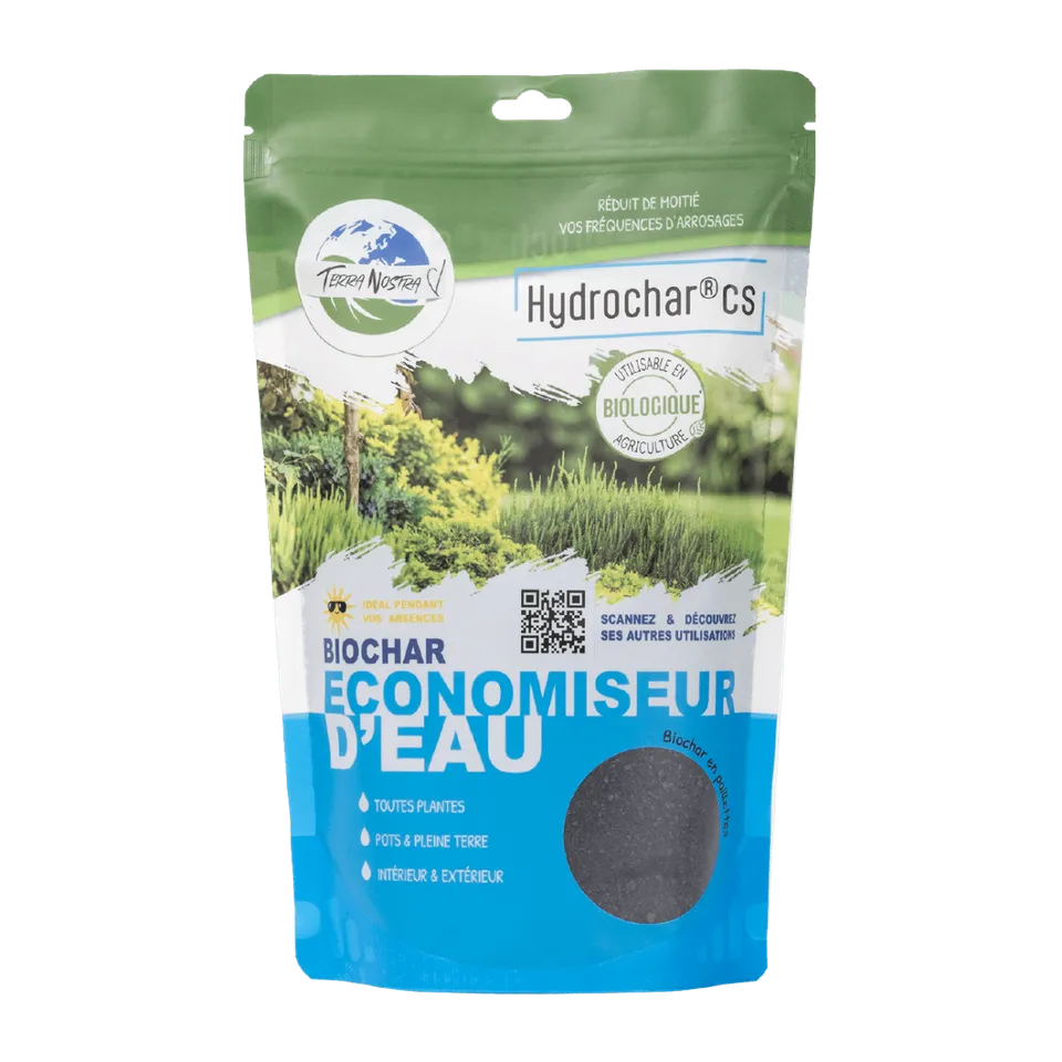 Terra Nostra Hydrochar Biochar économiseur eau 300g