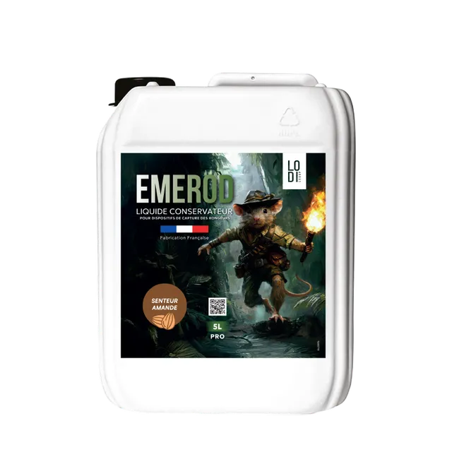 Phobi Emerod liquide conservateur pièges 5L bac récolte