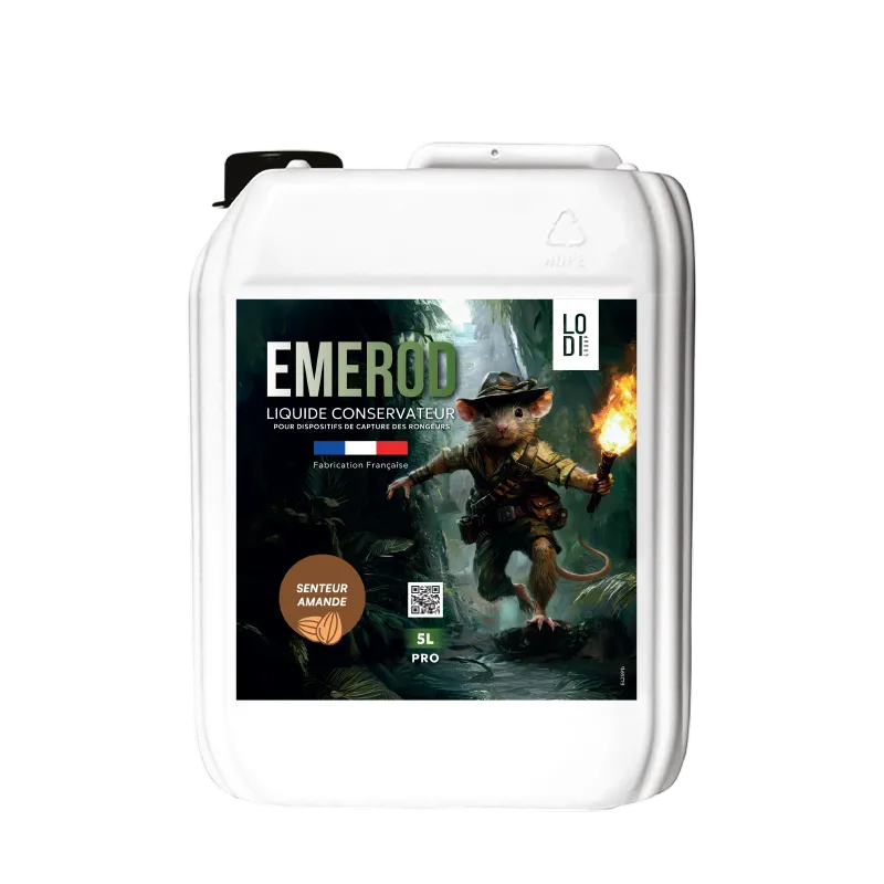 Phobi Emerod liquide conservateur pièges 5L bac récolte