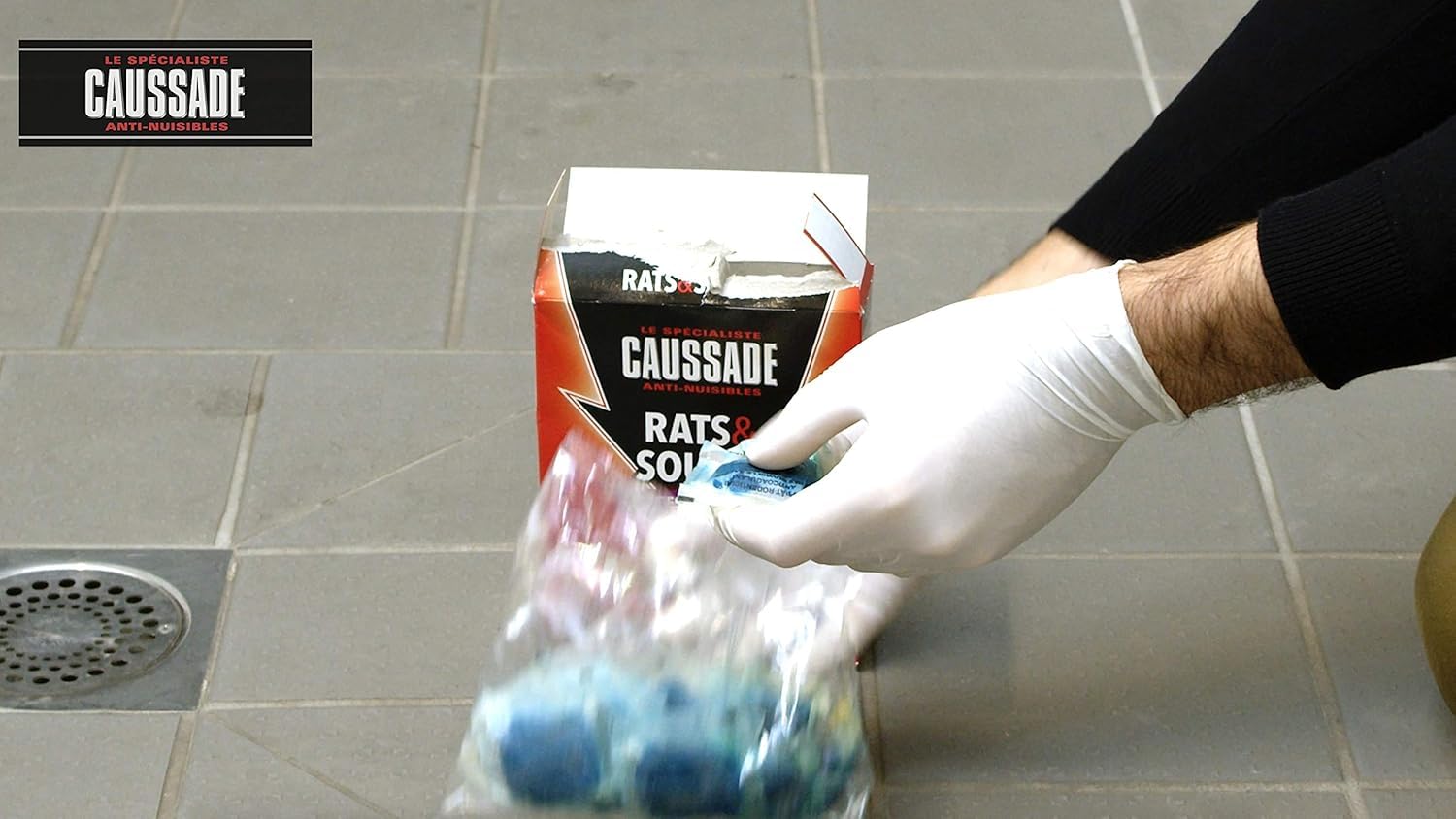 Caussade Raticide Canadien pâte anti-souris 15 sachets 150g