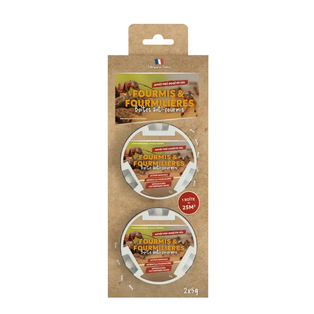 Digrain Boîtes insecticide anti-fourmis fourmilières