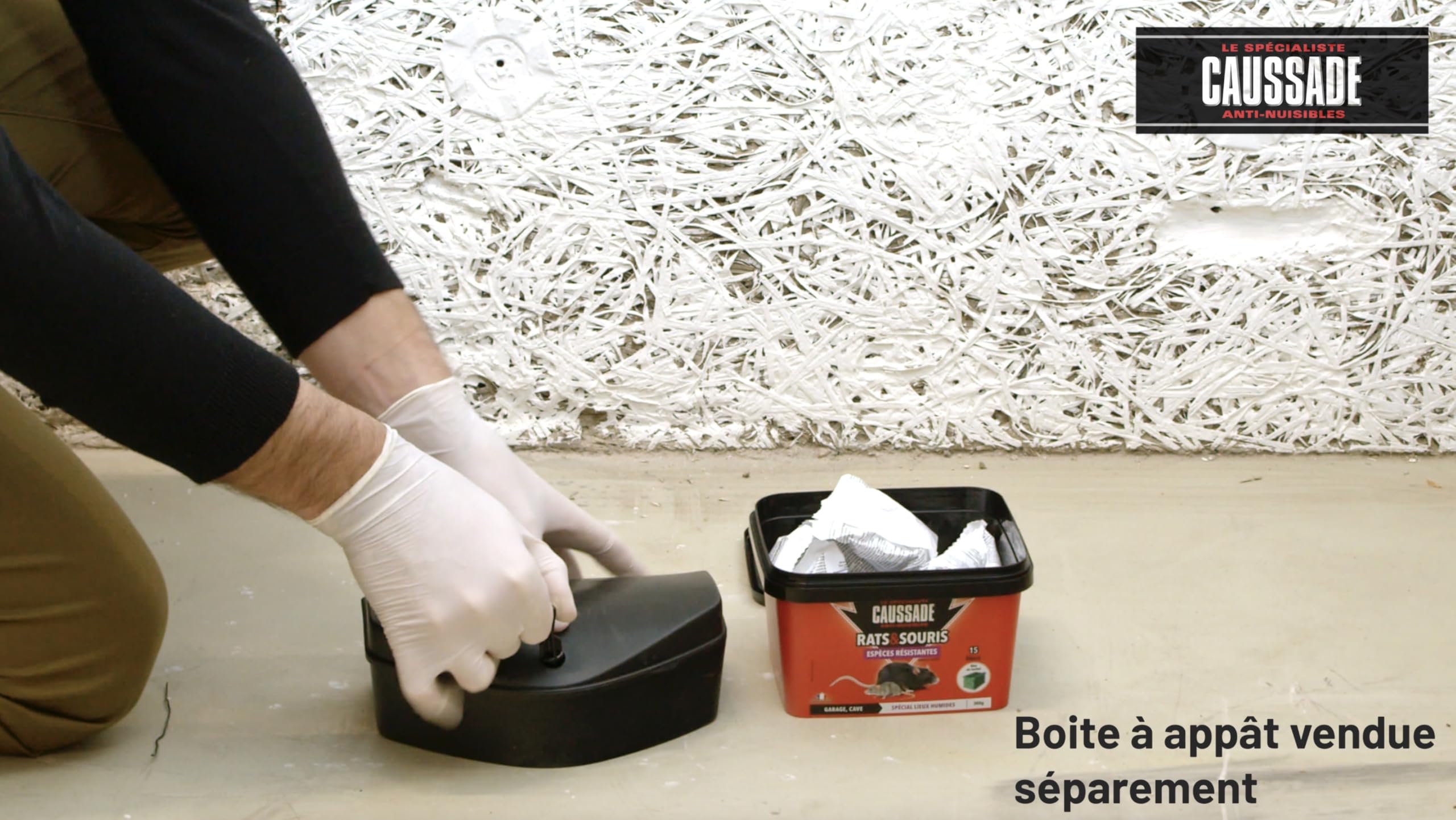 Caussade Raticide Canadien blocs anti-rats 15 blocs 300g
