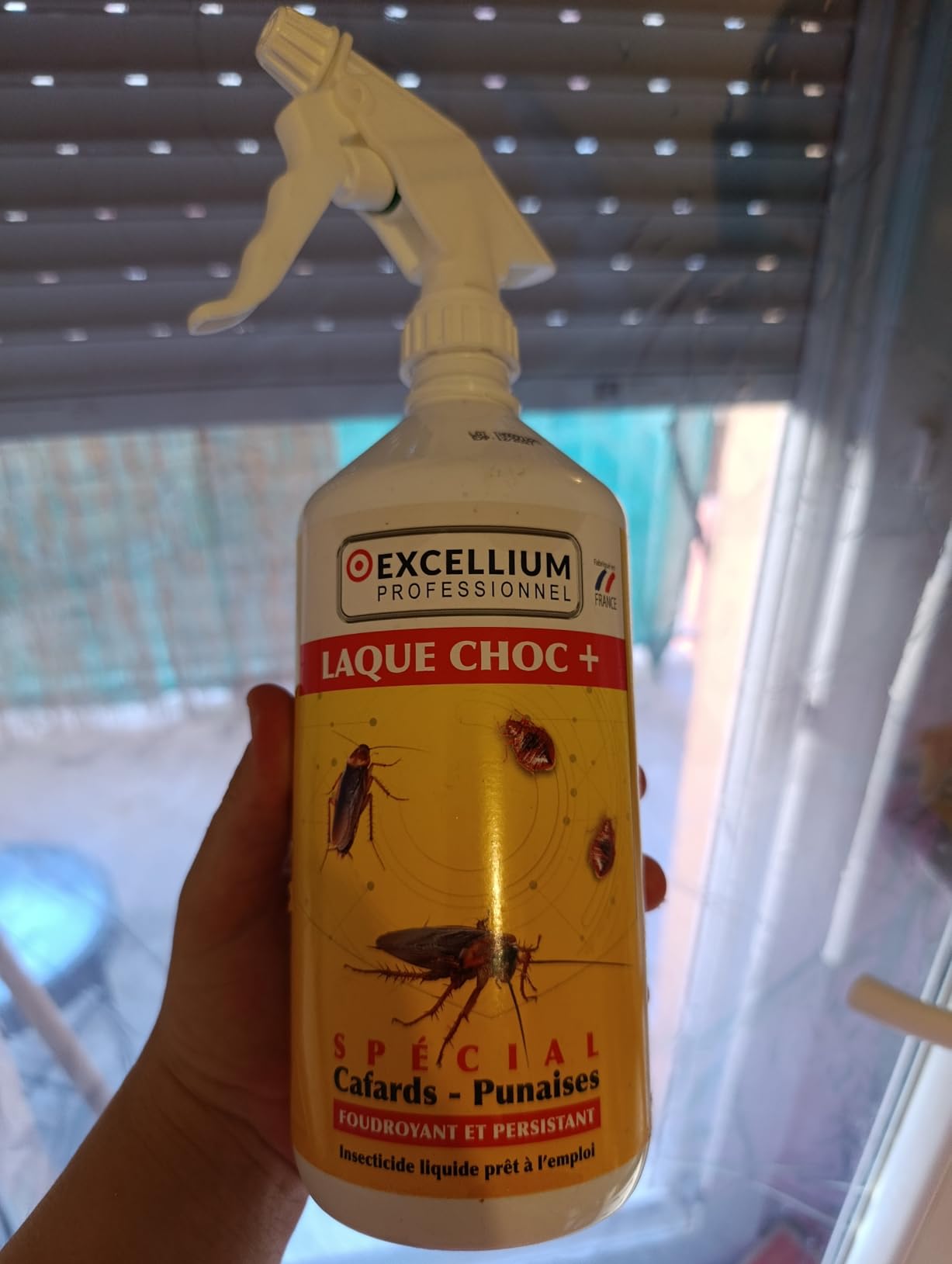 Excellium Laque Choc insecticide cafards punaises 500ml choc