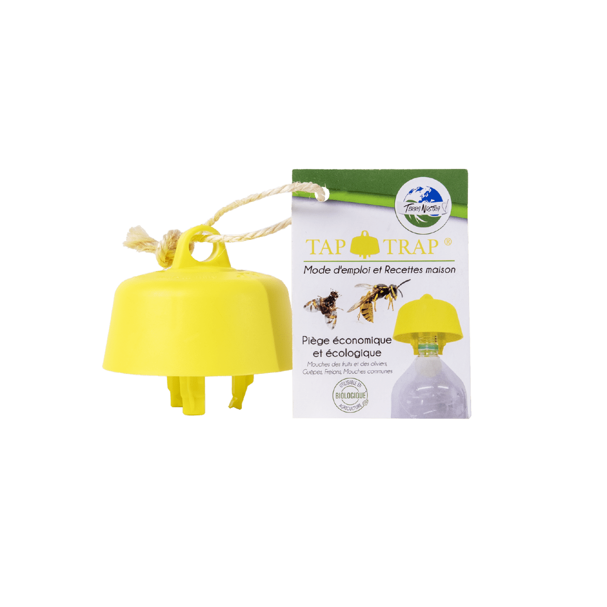 Terra Nostra Piège Guêpes Frelons Bouteille x1 Réutilisable