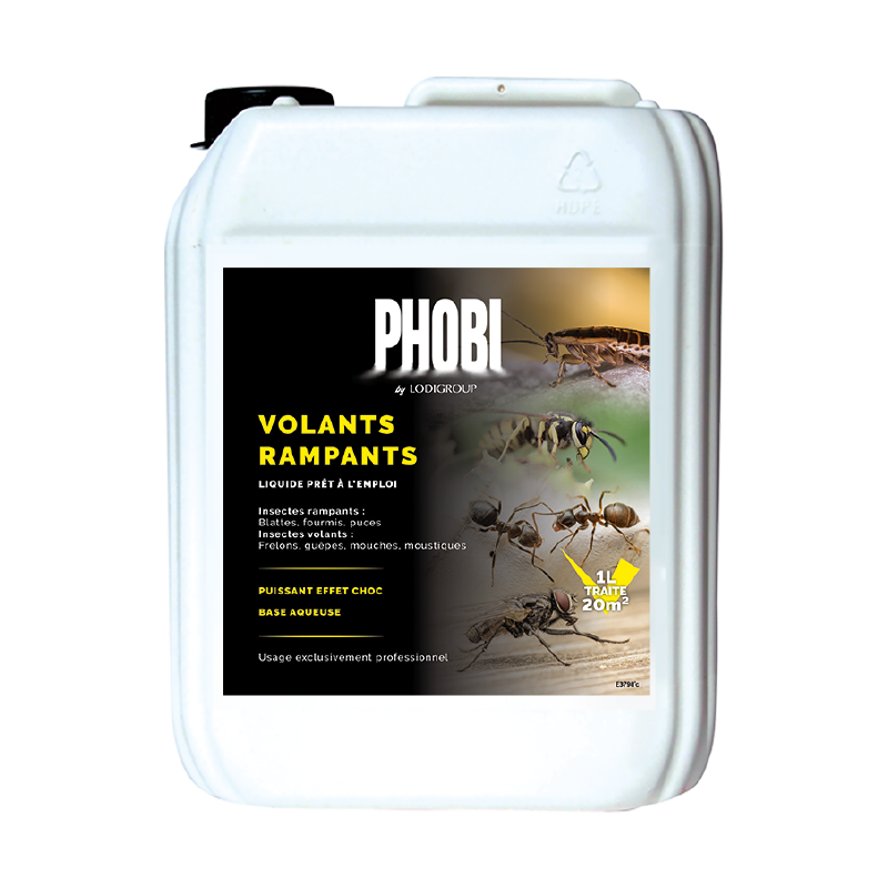 Phobi Flying Crawling insecticide volants rampants 10 L choc