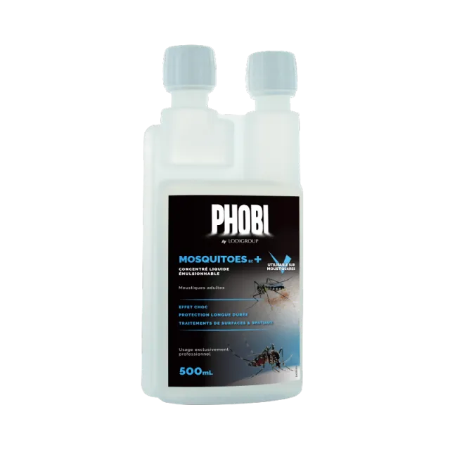 Phobi Mosquitoes EC+ insecticide concentré 500ml moustiques