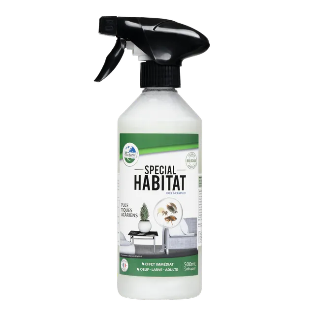 Terra Nostra Spécial Habitat spray puces 500ml