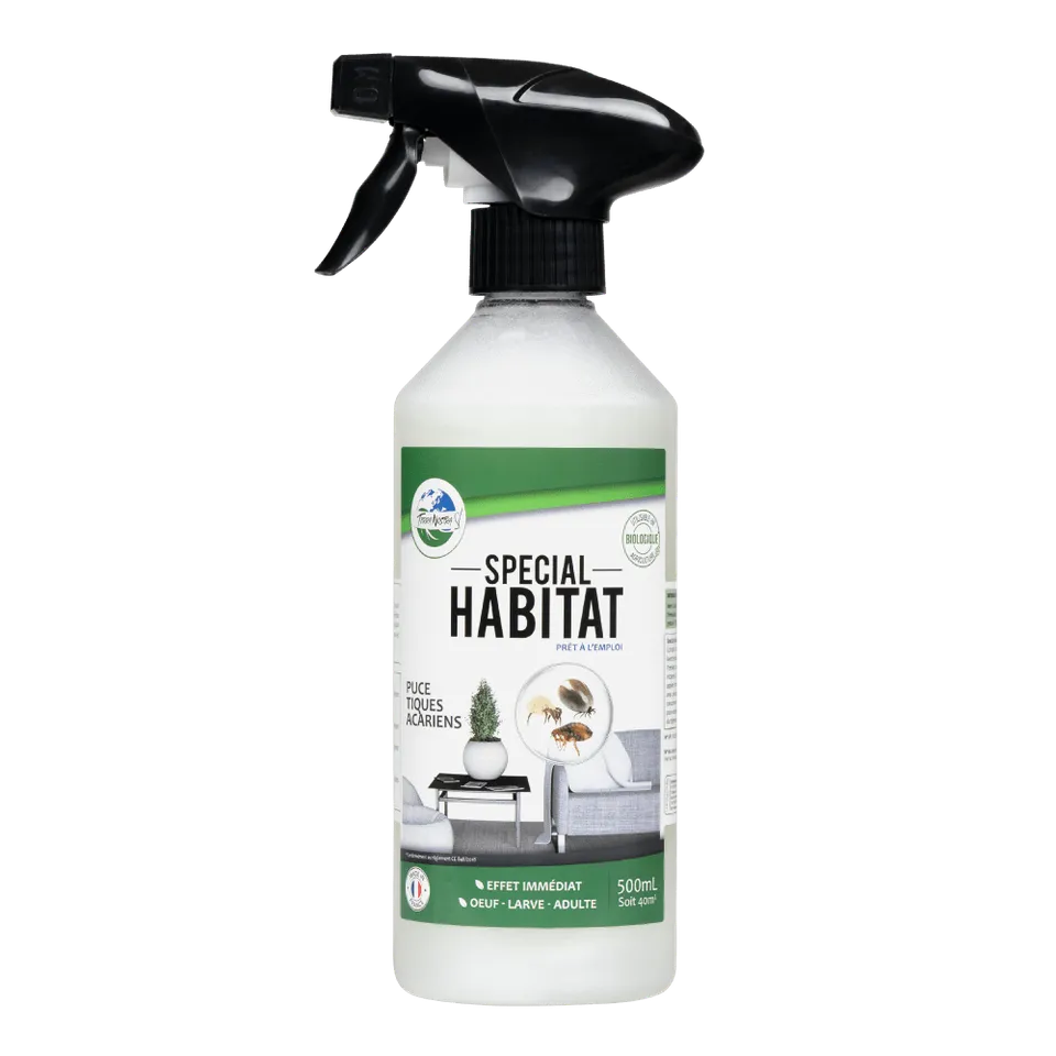 Terra Nostra Spécial Habitat spray puces 500ml