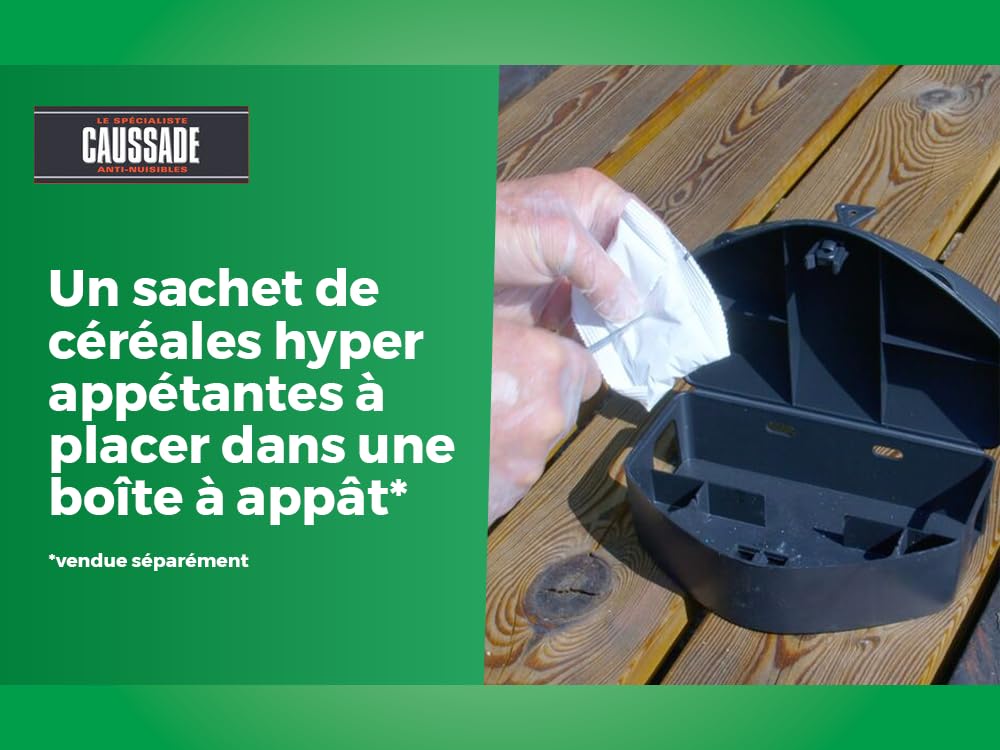 Caussade Canadien 7 Sachets Céréales raticide 140g