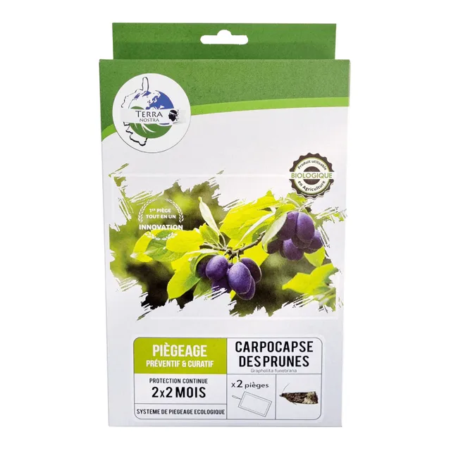 Terra Nostra Carpocapse des Prunes piège x2 plaques