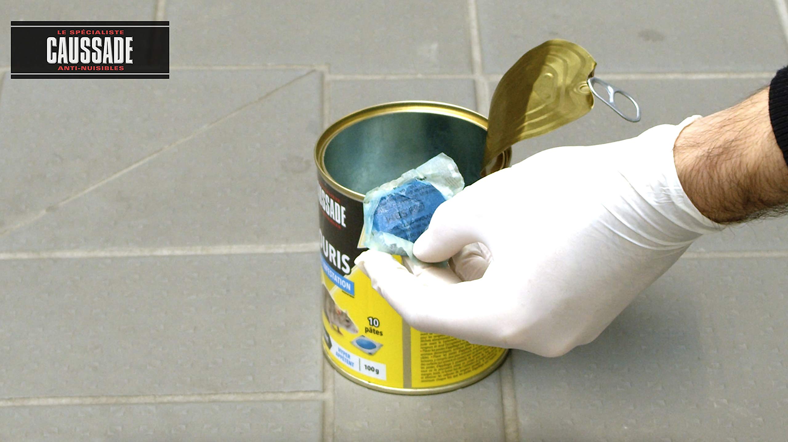 Caussade Anti-Souris PATAPPAT BRODI raticide pâtes 100g infestation