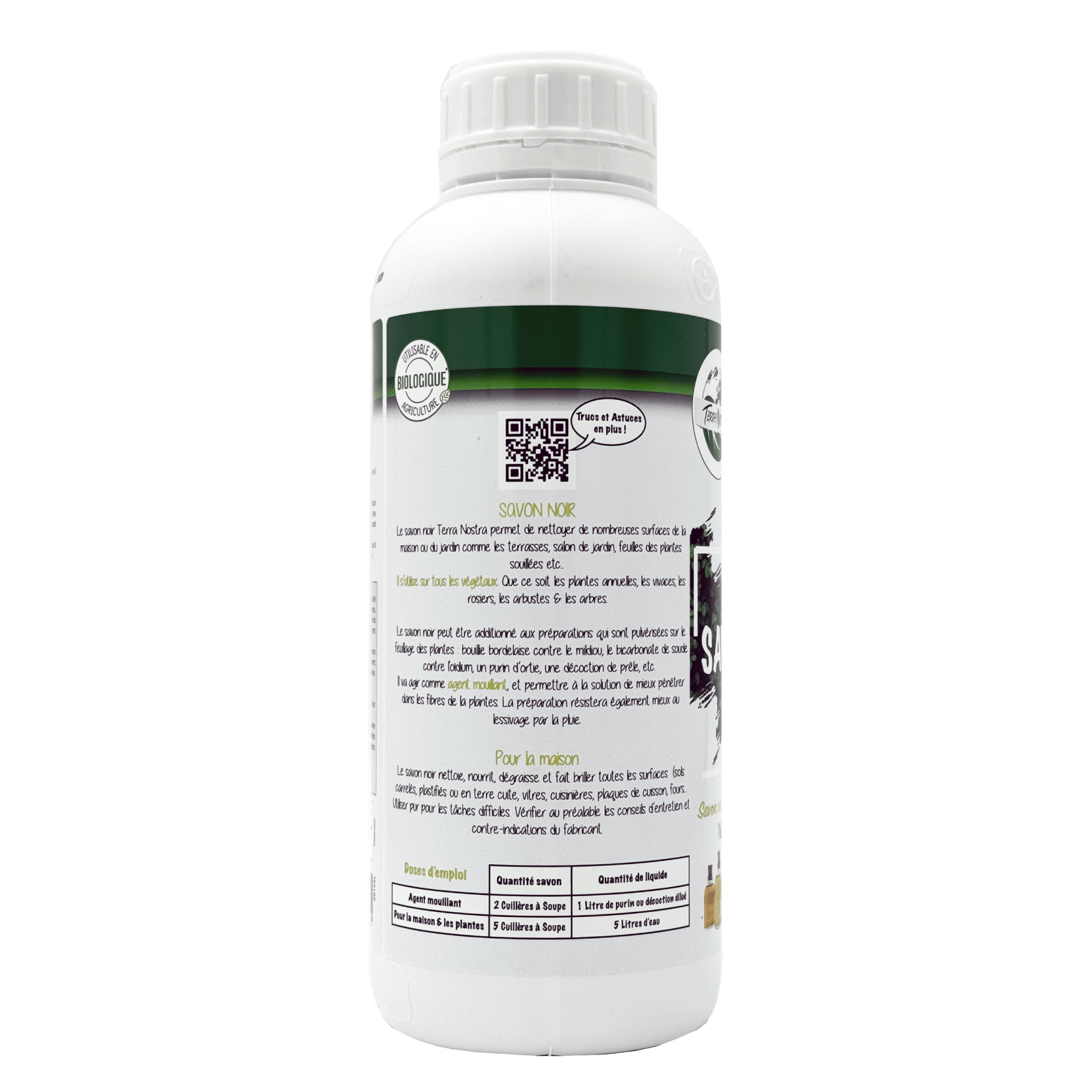 Terra Nostra Savon Noir concentré jardin 1L