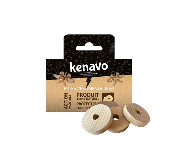 Aurodil Kenavo jetons cèdre anti-mites vêtements étui 4