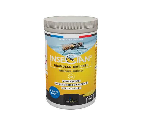 Aurodil Insectan Granulés mouches boîte 300g acétamipride