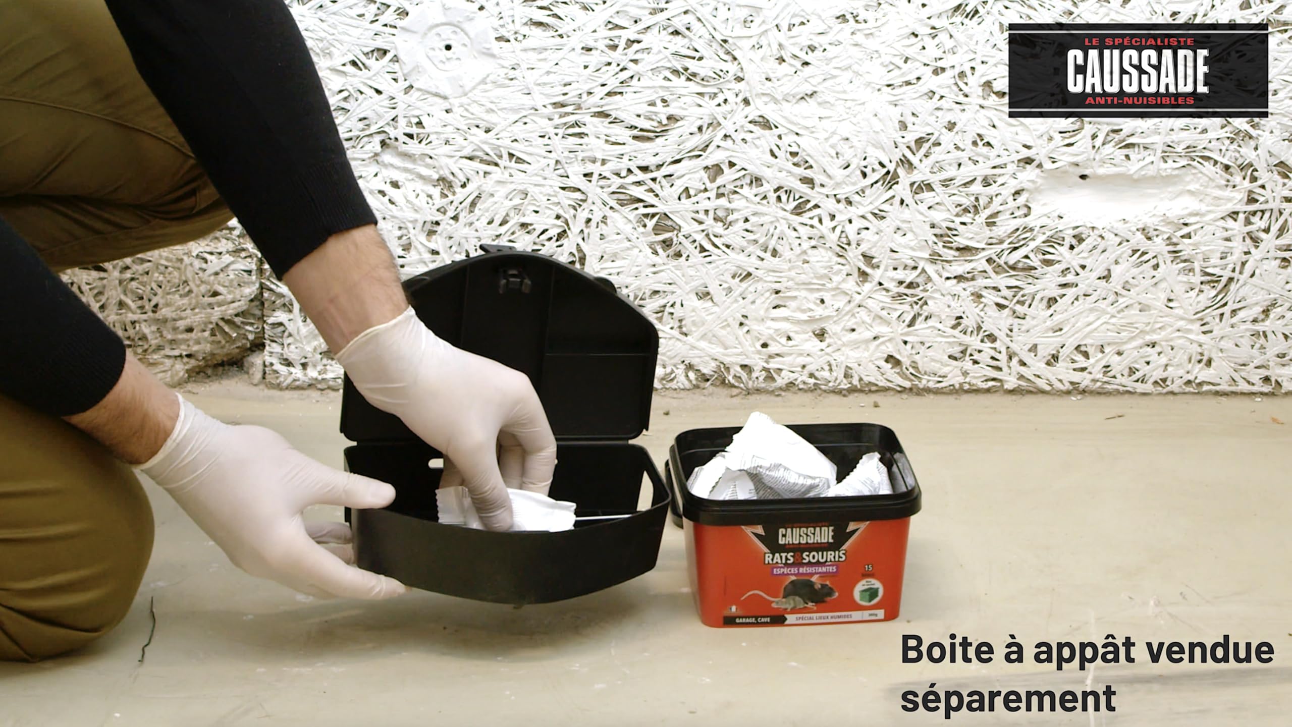 Caussade Raticide Canadien blocs anti-rats 15 blocs 300g