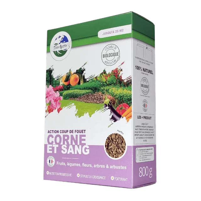 Terra Nostra Corne et Sang engrais 800g naturel coup de fouet