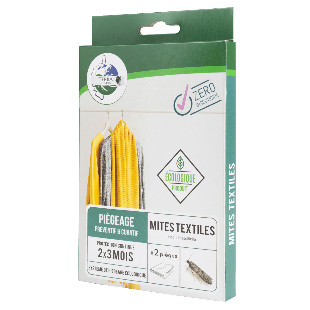 Terra Nostra piege mites textiles pheromone 2 boites sans insecticide
