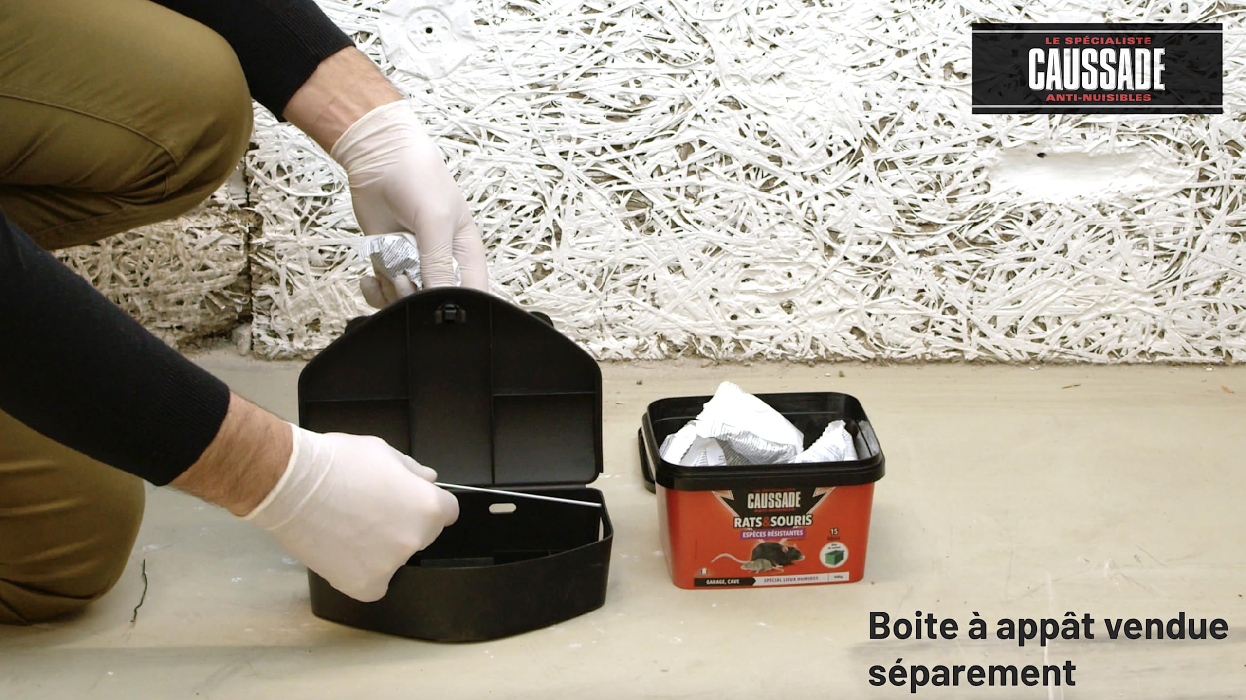Caussade Raticide Canadien blocs anti-rats 15 blocs 300g