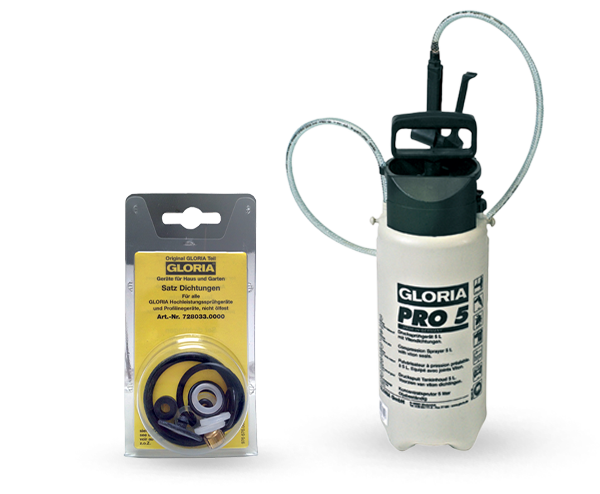Gloria PRO 5 pulvérisateur pression 5 L joints Viton