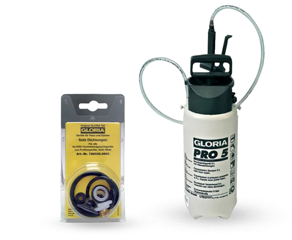Gloria PRO 5 pulvérisateur pression 5 L joints Viton