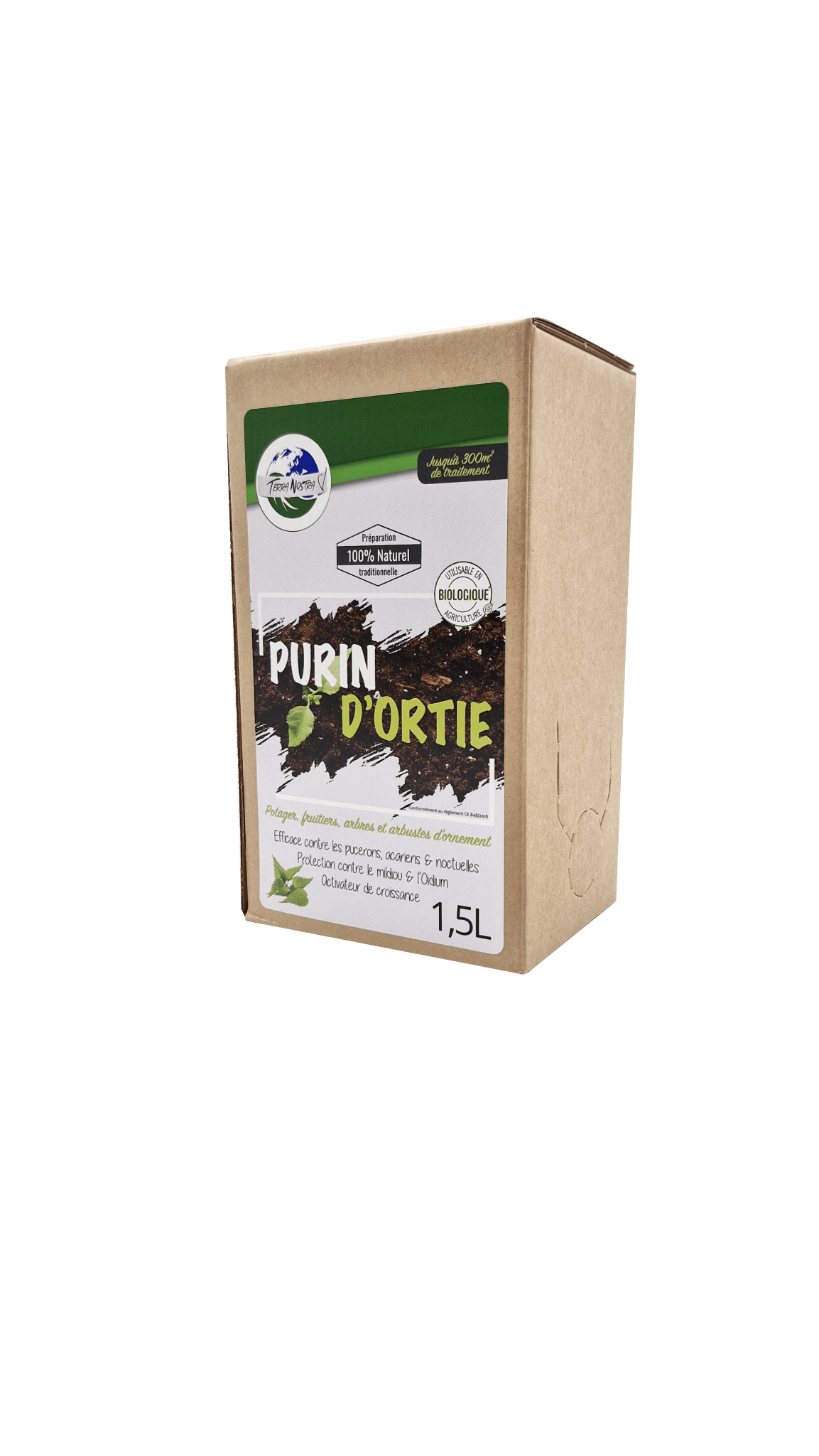 Terra Nostra purin d’ortie concentré jardin 1,5L pucerons
