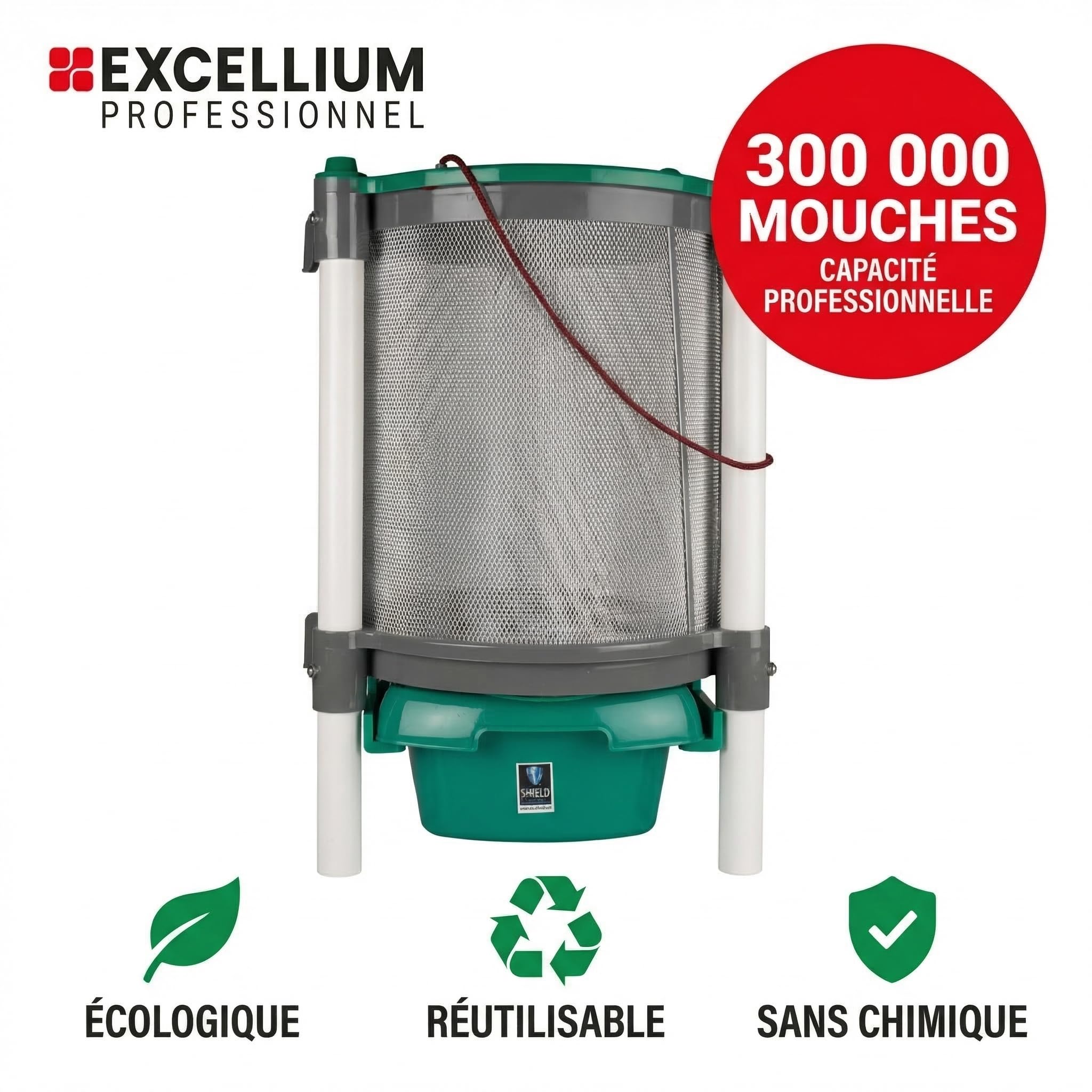 Excellium Professionnel piège mouches grande capacité