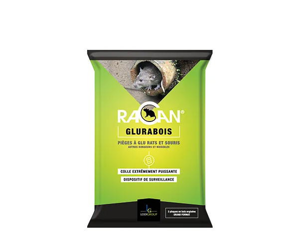 Aurodil Racan Glurabois plaques engluées 2 plaques rats souris