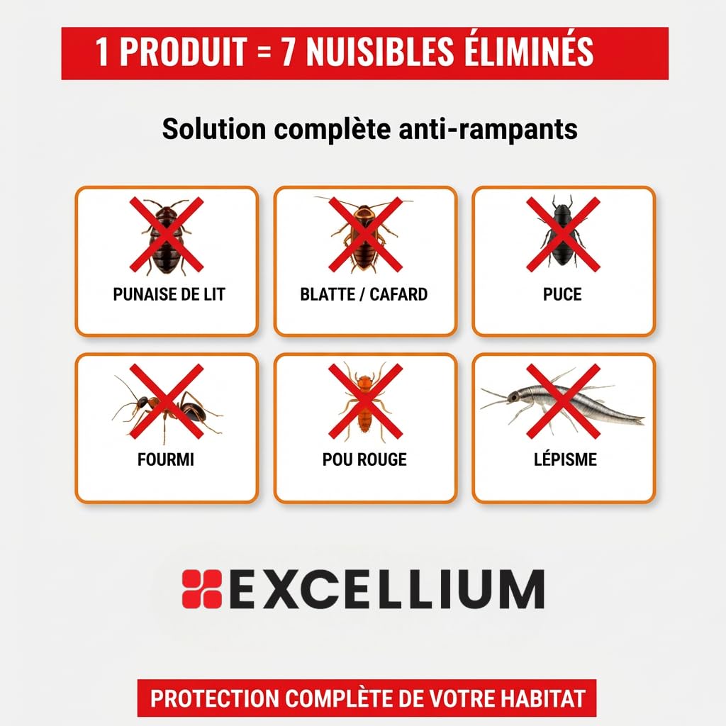 Excellium Professionnel Terre de Diatomée aérosol 500ml