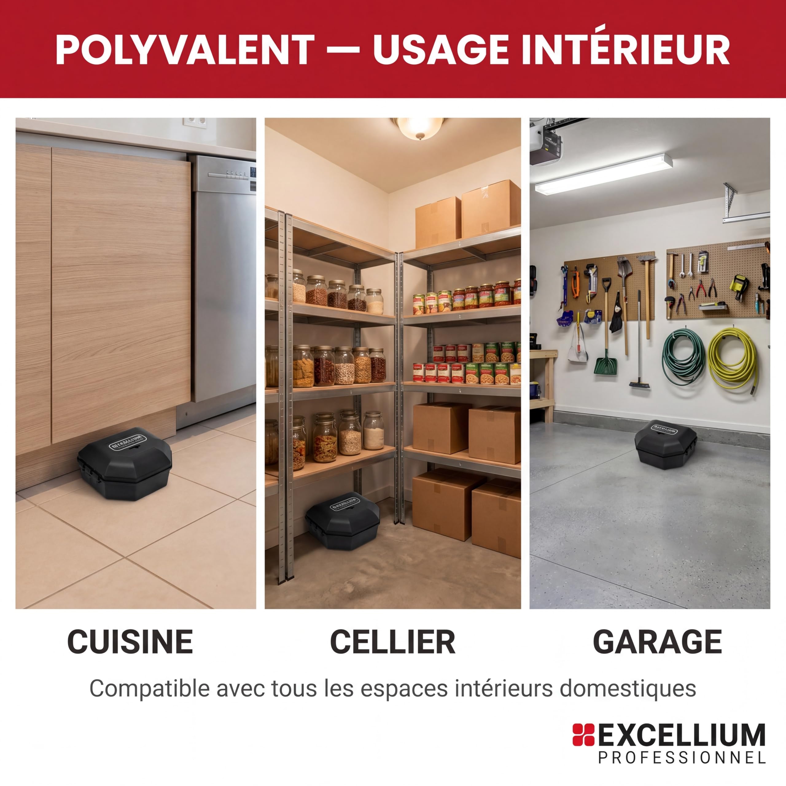 Excellium Professionnel poste appât souris verrouillable