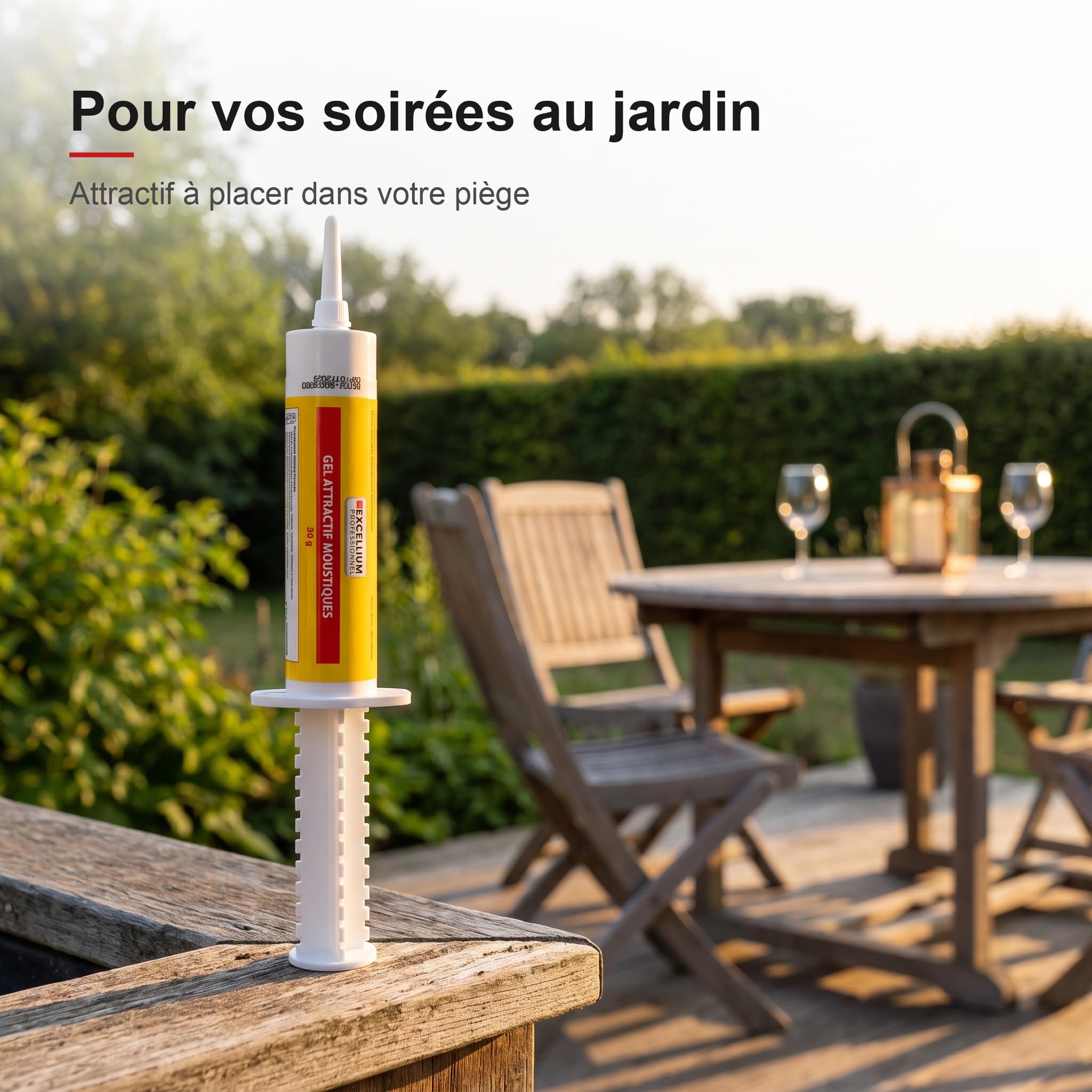 Excellium Professionnel gel attractif moustiques recharge piège 30 g