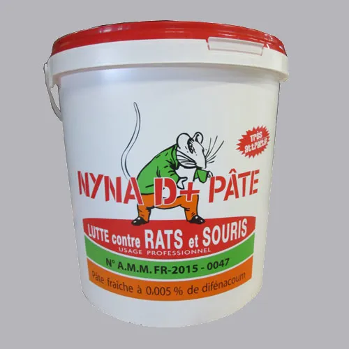 Ratunion 2000 Nyna D+ pâte raticide différée