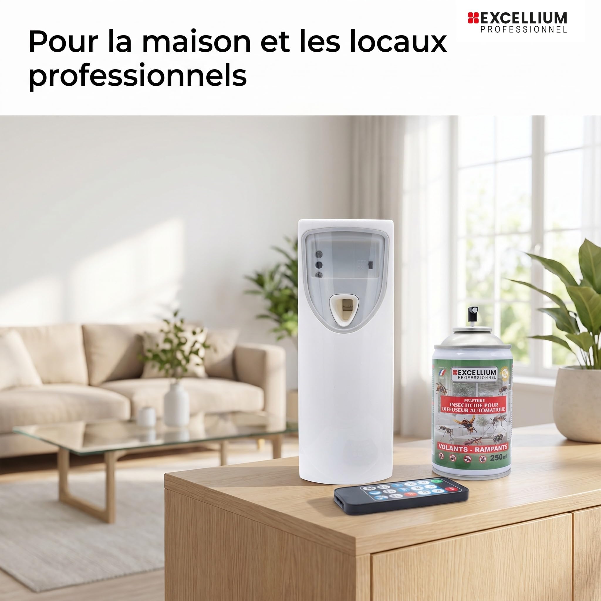 Excellium kit diffuseur auto insecticide pyrèthre 250 ml