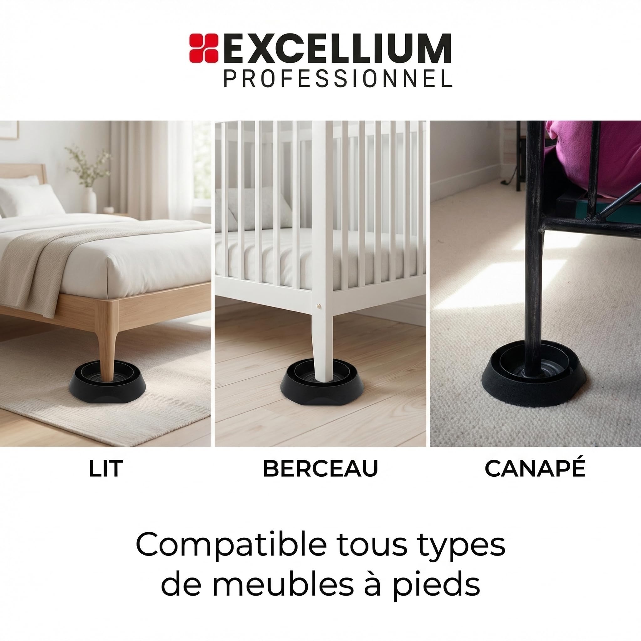 Excellium Professionnel piège punaises de lit lot de 4