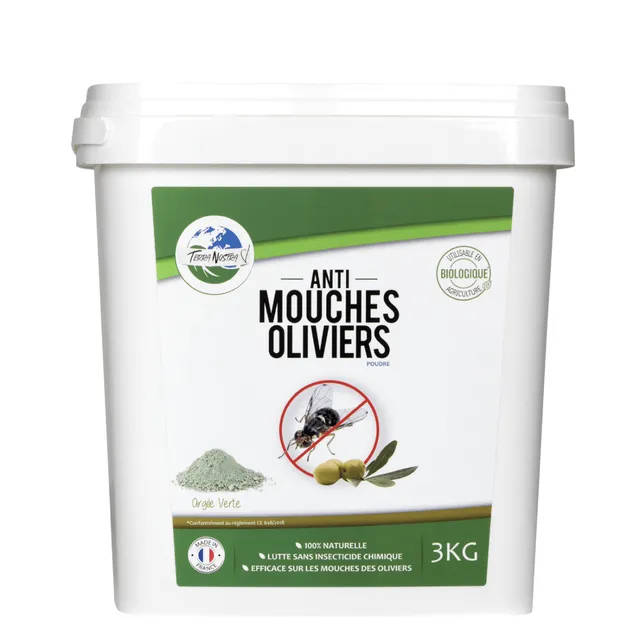 Terra Nostra Argile Verte Mouche Olivier Seau 3 kg Naturel