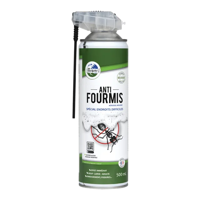 Terra Nostra Aérosol Mousse anti-fourmis 500ml effet choc