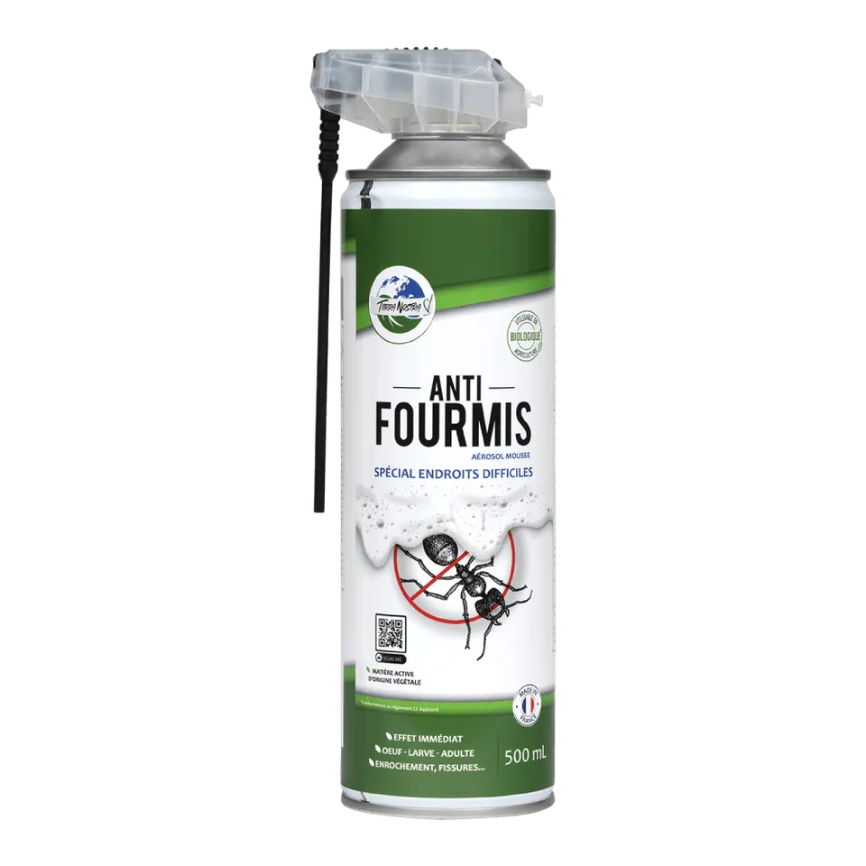 Terra Nostra Aérosol Mousse anti-fourmis 500ml effet choc
