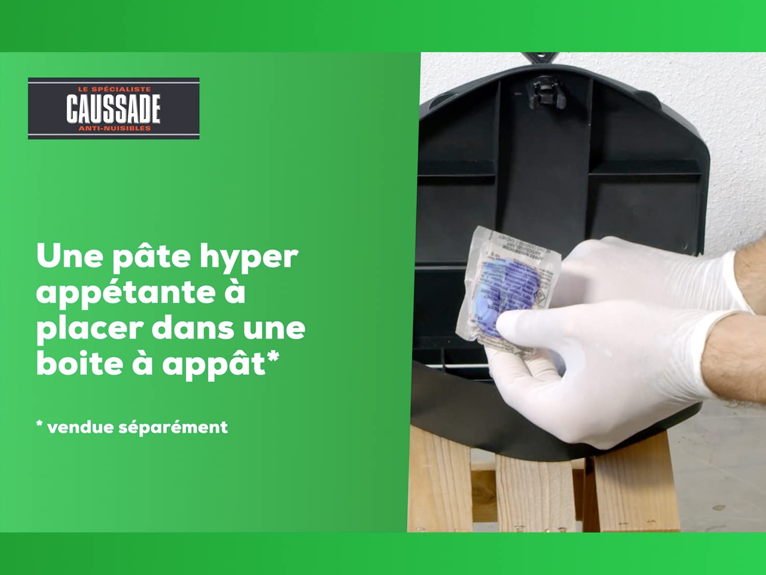 Caussade Raticide Canadien pâtes anti-rats 72 appâts 720 g
