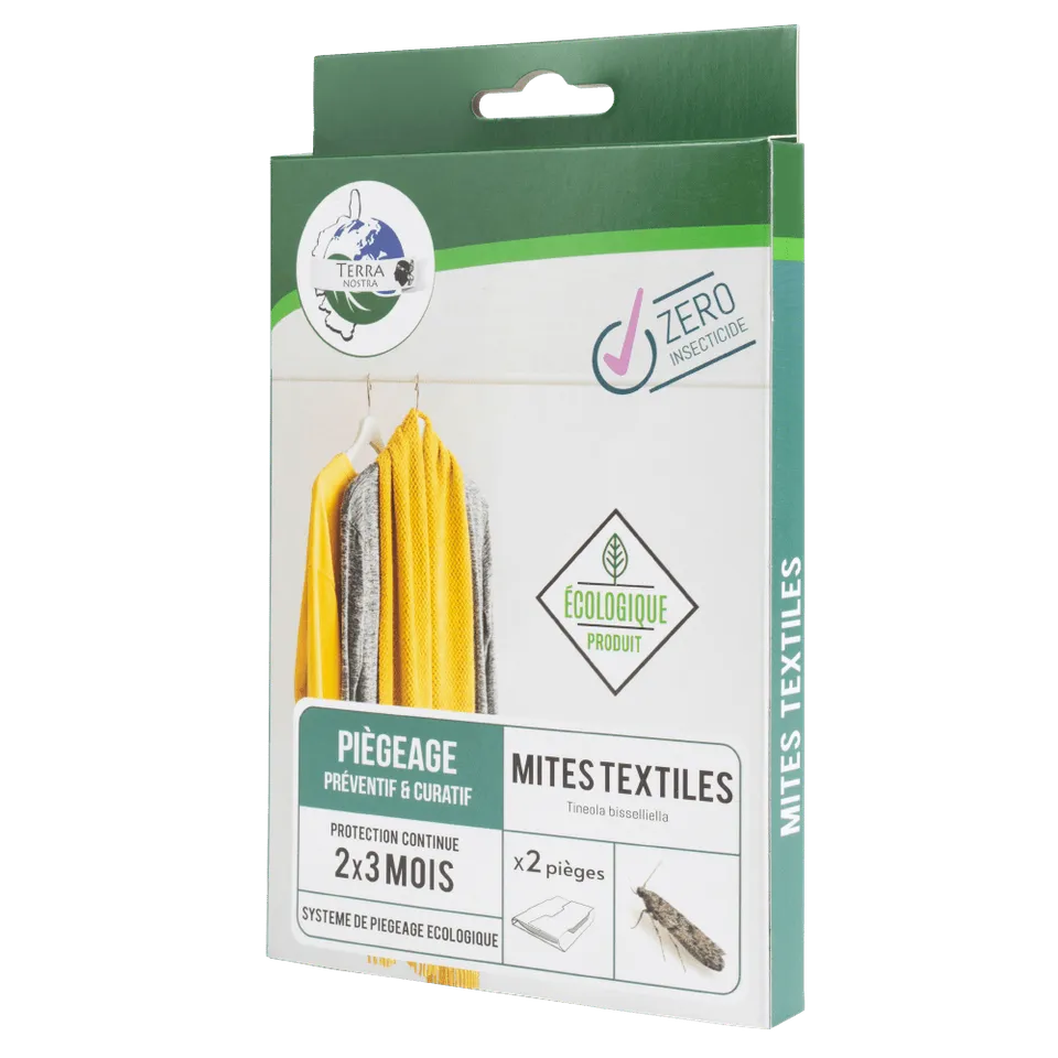 Terra Nostra piege mites textiles pheromone 2 boites sans insecticide
