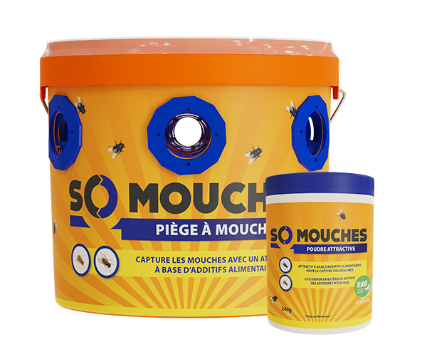 Aurodil SO Mouches piège attractif kit mouches 300 m²